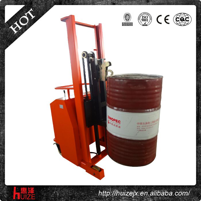 半電動(dòng)配重油桶車(chē)（無(wú)底腿，只堆垛，不翻轉）3