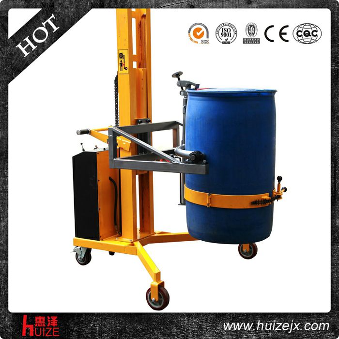 HZFSDSDQ-C-15半電動(dòng)直角腿油桶翻轉車(chē)DTF300
